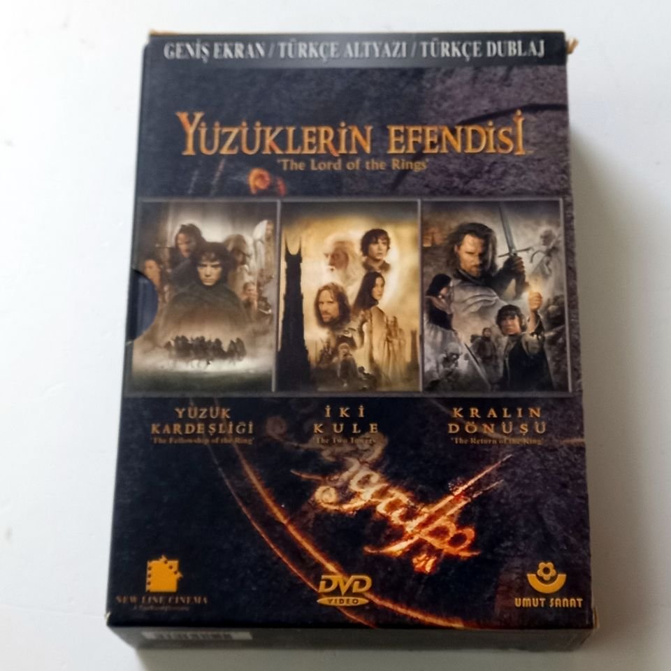 YÜZÜKLERİN EFENDİSİ - The LORD OF THE RINGS - 6DVD KUTU 2.EL