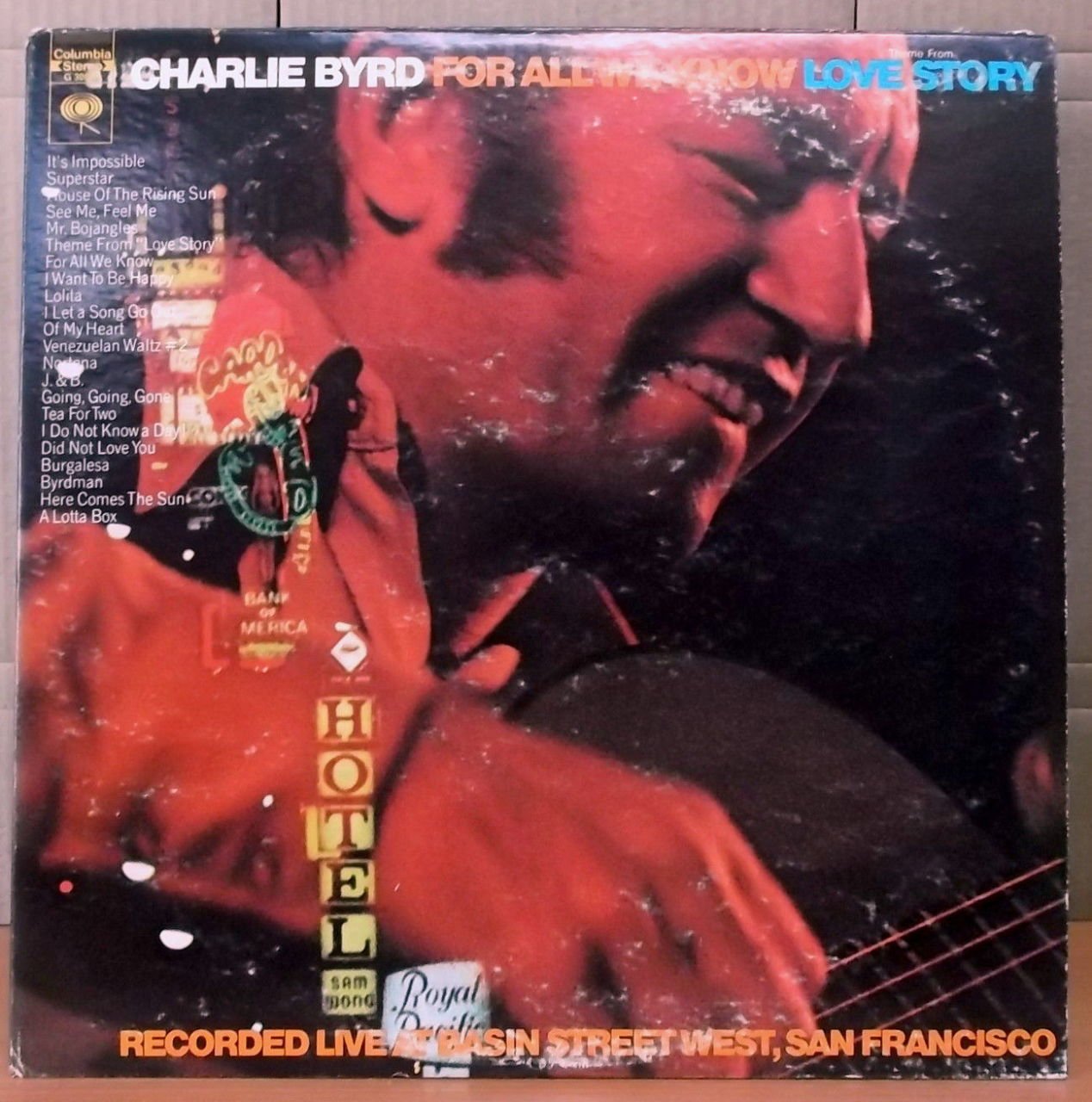 CHARLIE BYRD FOR ALL WE KNOW - LIVE 2LP 2.EL