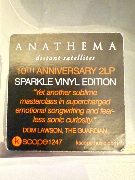 ANATHEMA - DISTANT SATELLITES (2014) - 2LP 2024 10TH ANNIVERSARY SPARKLE VINYL EDITION SIFIR PLAK