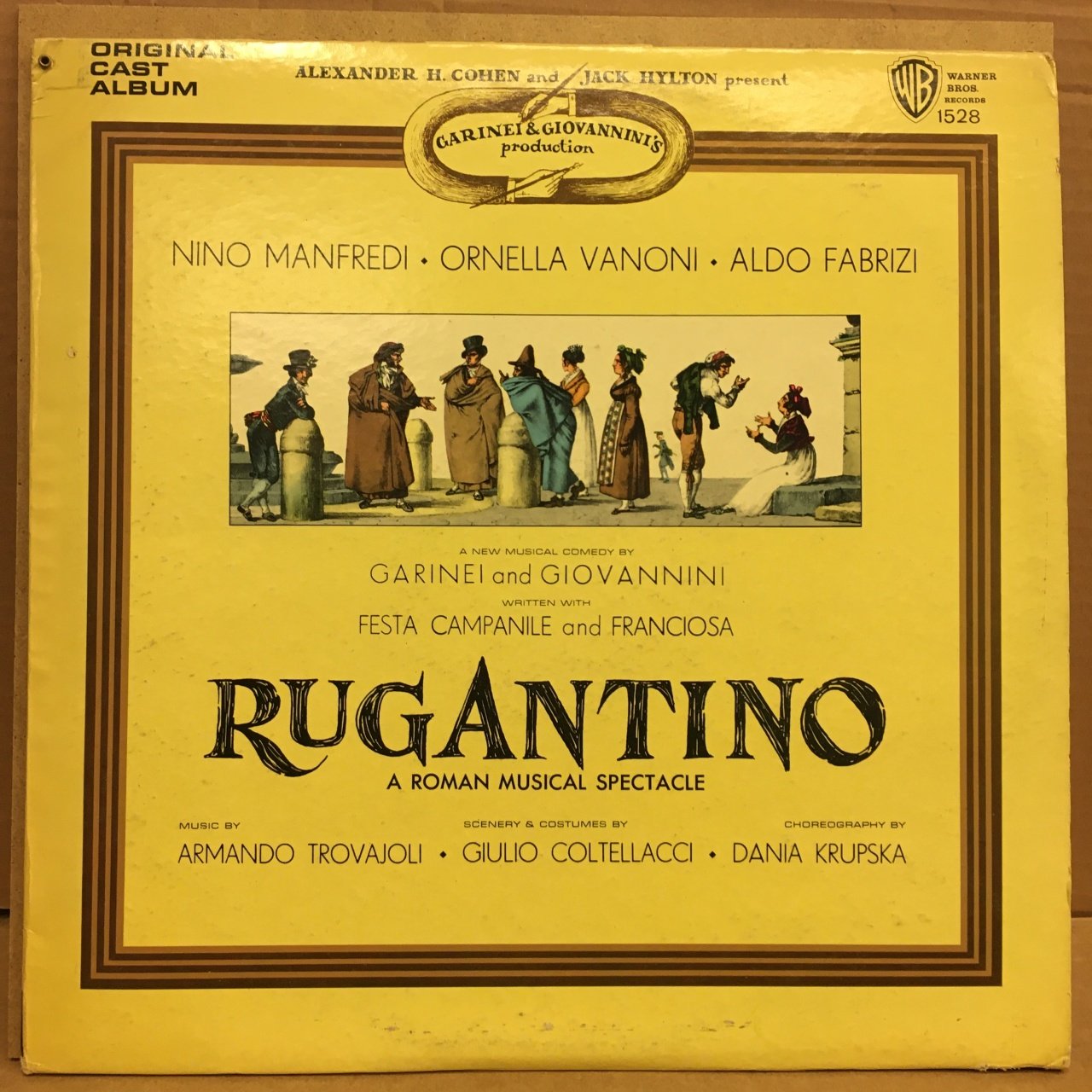 RUGANTINO MUSICAK COMEDY ARMANDO TROVAJOLI, ORNELLA VANONI NINO MANFREDI 2.EL PLAK