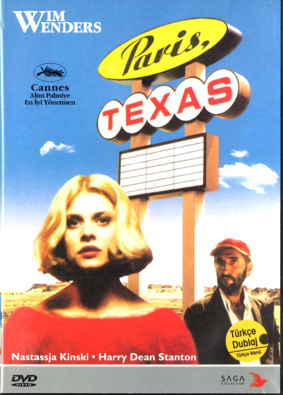 PARIS, TEXAS - NASTASSJA KINSKI - HARRY DEAN STANTON - WIM WENDERS - DVD 2.EL