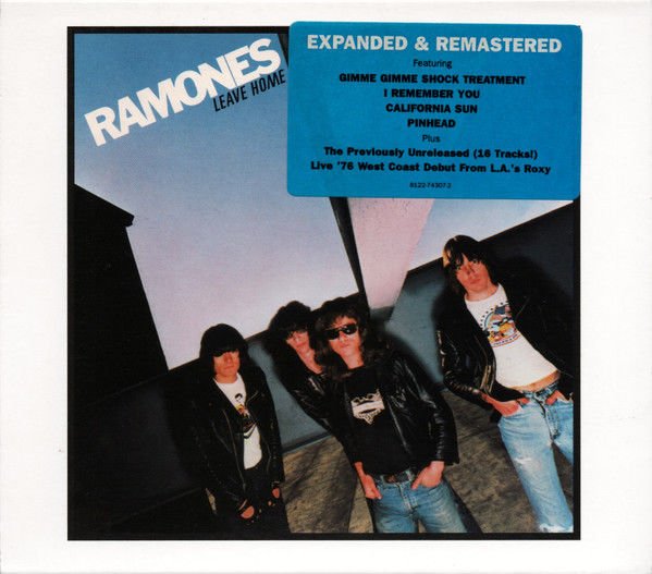 RAMONES – LEAVE HOME (1977) - CD REMASTERED 2001 REISSUE JEWEL CASE AMBALAJINDA SIFIR