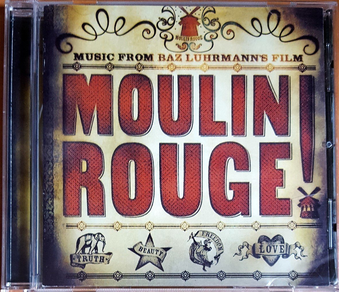 MOULIN ROUGE SOUNDTRACK / DAVID BOWIE, FATBOY SLIM, BECK, MASSIVE ATTACK, BONO, PINK (2001) MADE IN TURKEY CD 2.EL