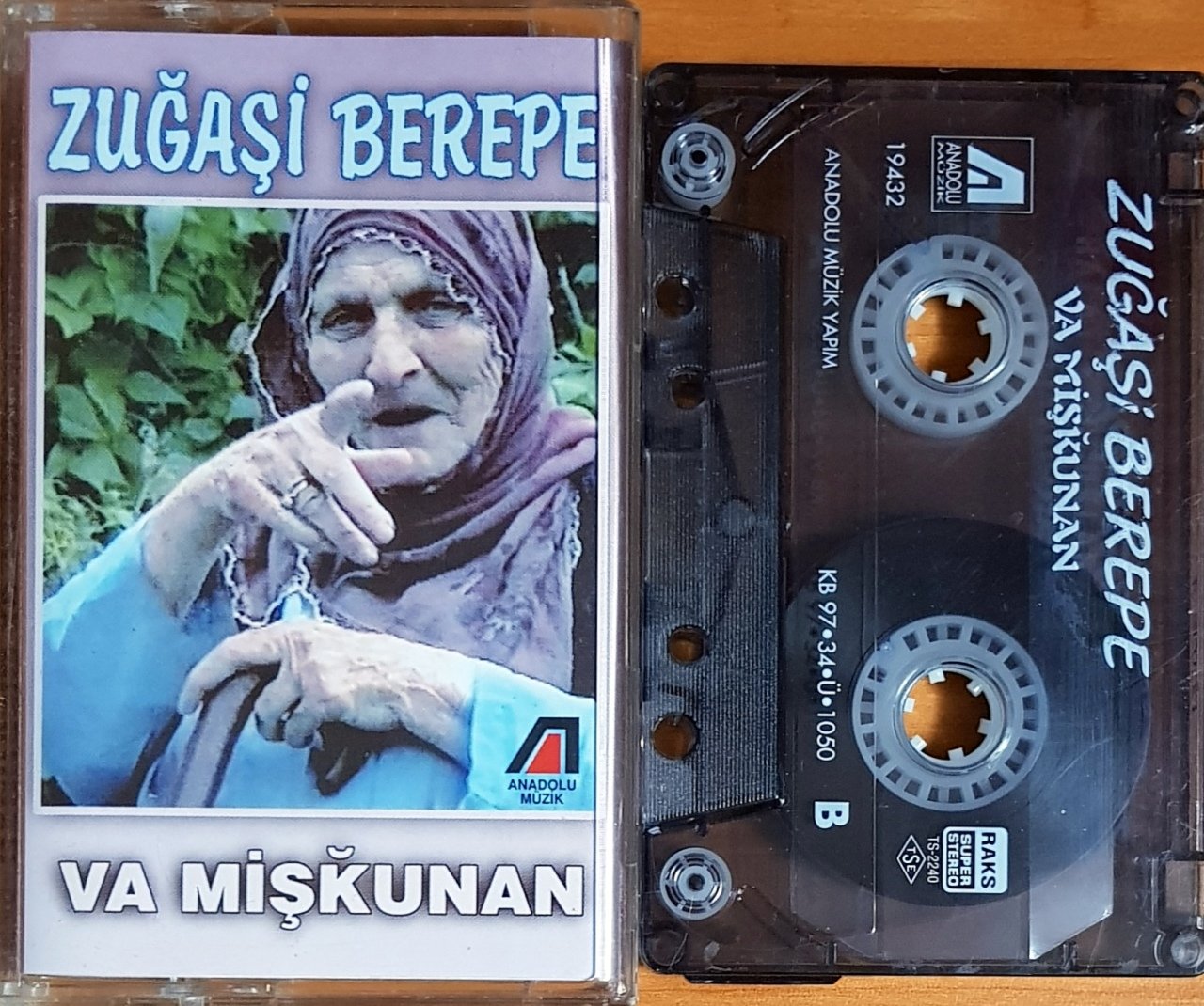 ZUĞAŞİ BEREPE - VA MİŞKUNAN (1997) ANADOLU MÜZİK KASET 2.EL