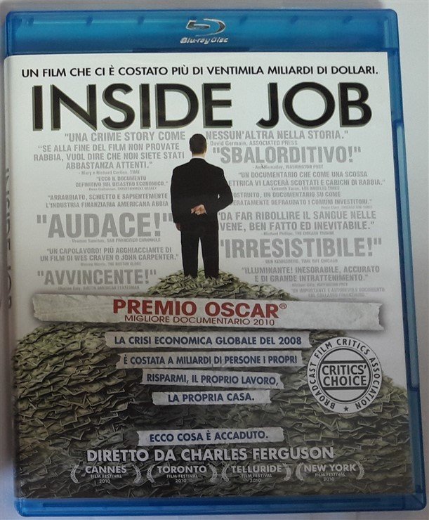 INSIDE JOB - CHARLES FERGUSON - BLU-RAY 2.EL