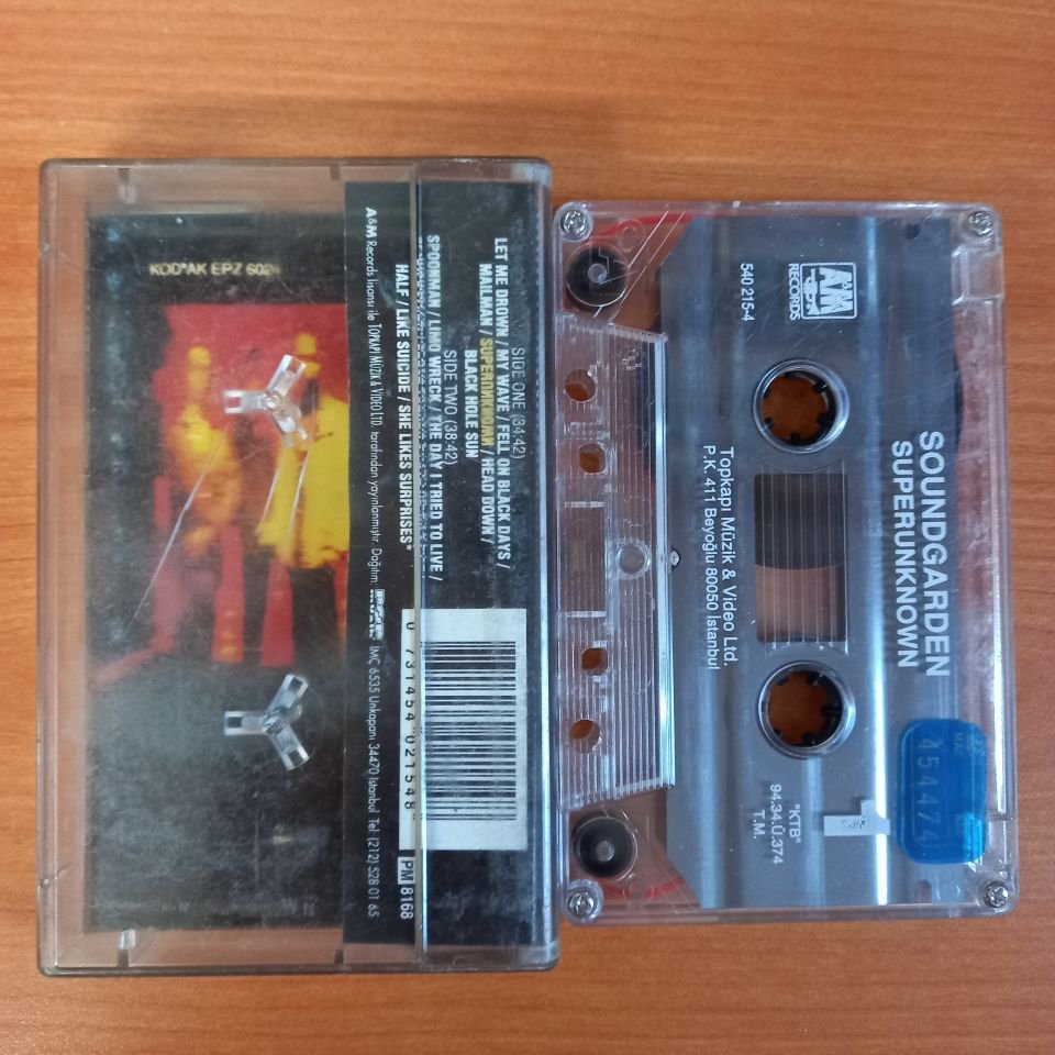 SOUNDGARDEN - SUPERUNKNOWN (1994) - KASET 2.EL
