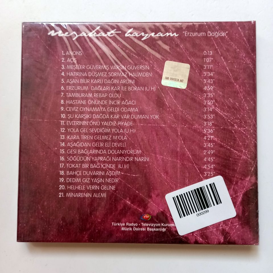 NEZAHAT BAYRAM - ERZURUM DAĞLARI - TRT CD SIFIR