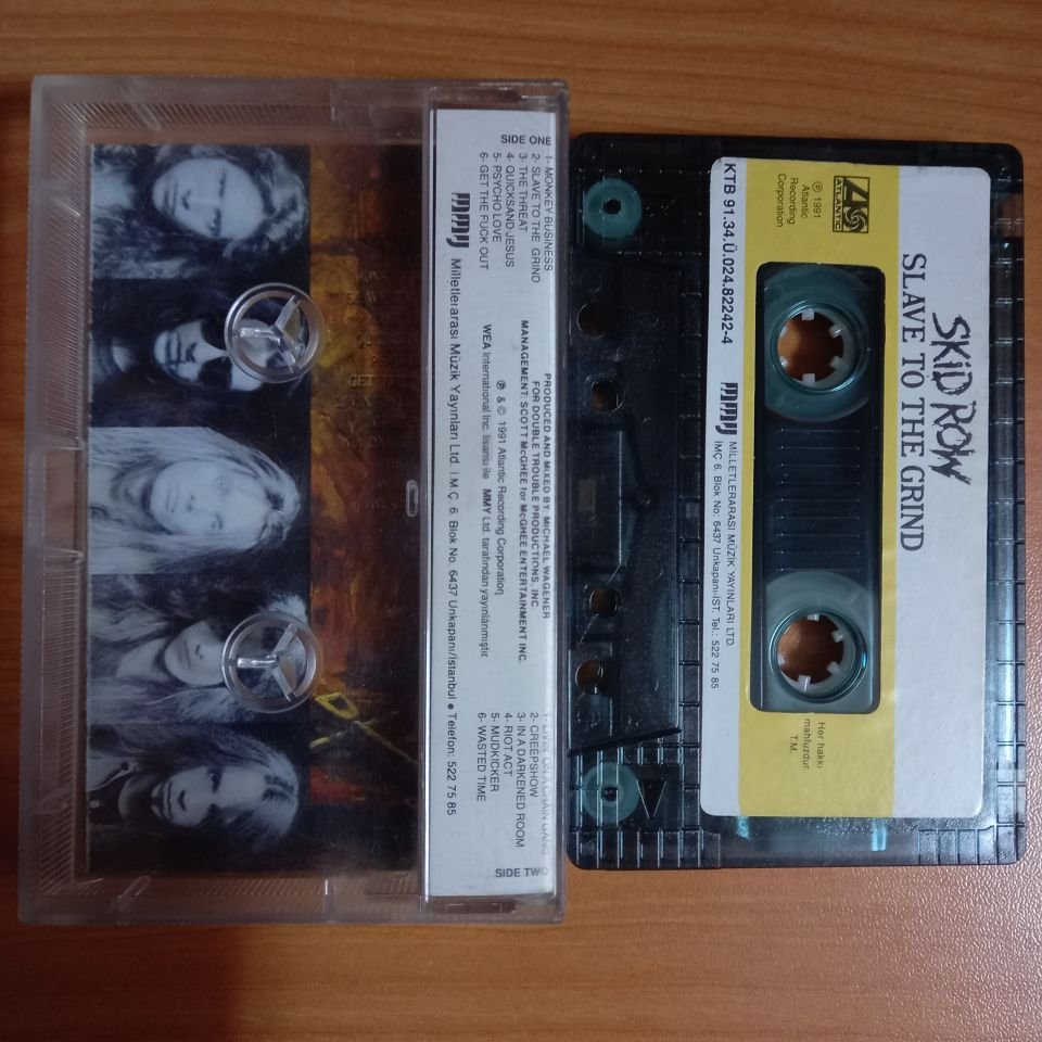 SKID ROW - SLAVE TO THE GRIND (1991) - KASET 2.EL