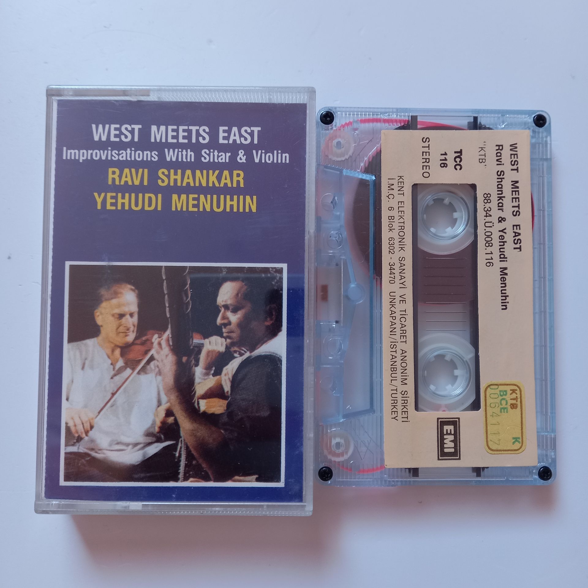 RAVI SHANKAR & YEHUDI MENUHIN - WEST MEETS EAST (1988) - KASET 2.EL
