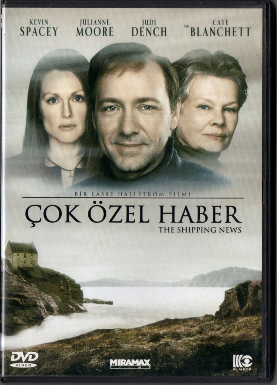 ÇOK ÖZEL HABER - The SHIPPING NEWS - KEVIN SPACEY - JULIANNE MOORE - CATE BLANCHETT - LASSE HALSTRÖM - DVD 2.EL