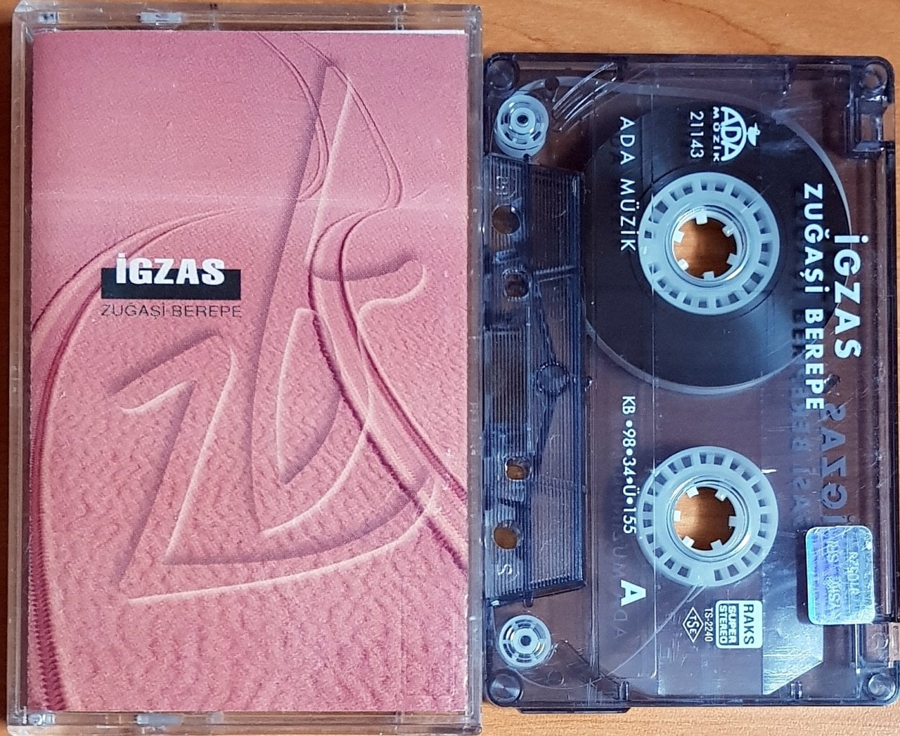 ZUĞAŞİ BEREPE - İGZAS (1998) ADA MÜZİK KASET 2.EL