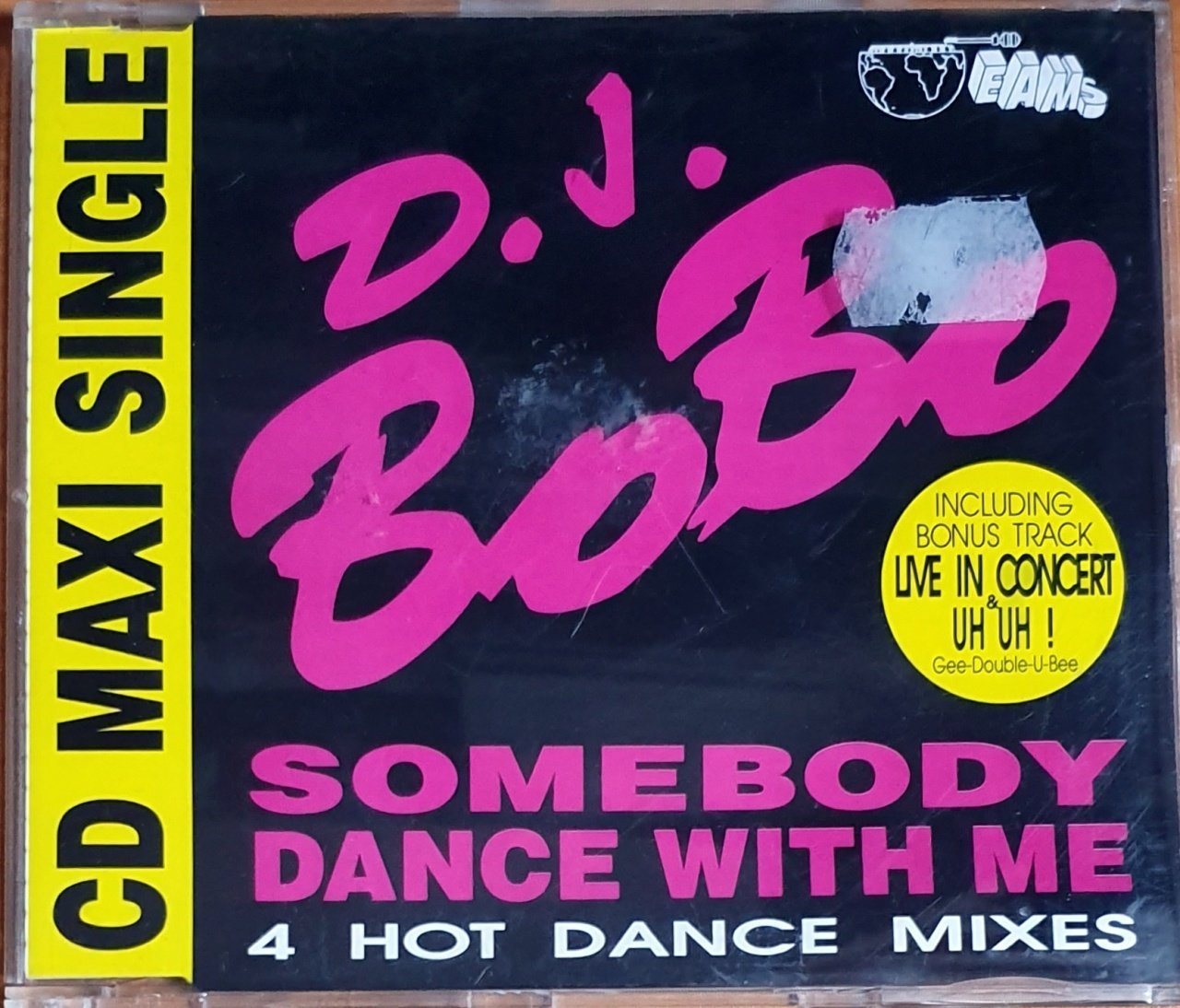 DJ BOBO - SOMEBODY DANCE WITH ME (1993) - CD SINGLE 2.EL