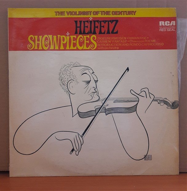 HEIFETZ SHOWPIECES THE VIOLINIST OF THE CENTURY - LP 2.EL PLAK