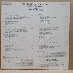 BENNY GOODMAN AND HIS BAND - COMMAND PERFORMANCE - LP 2.EL PLAK