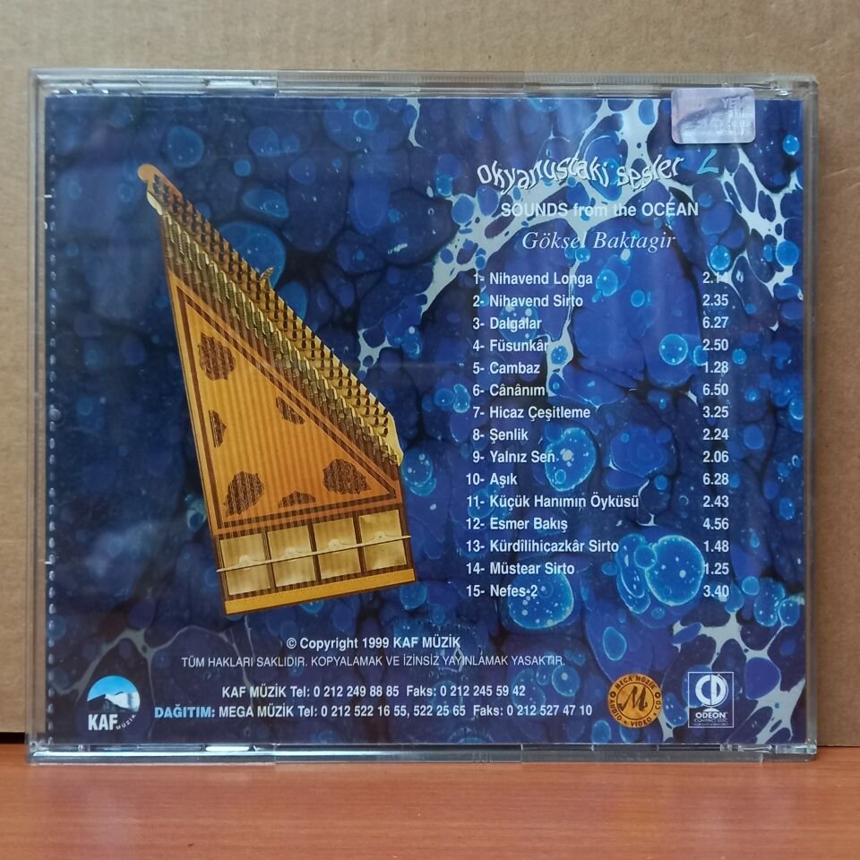 GÖKSEL BAKTAGİR - OKYANUSTAKİ SESLER 2 (1999) - CD 2.EL