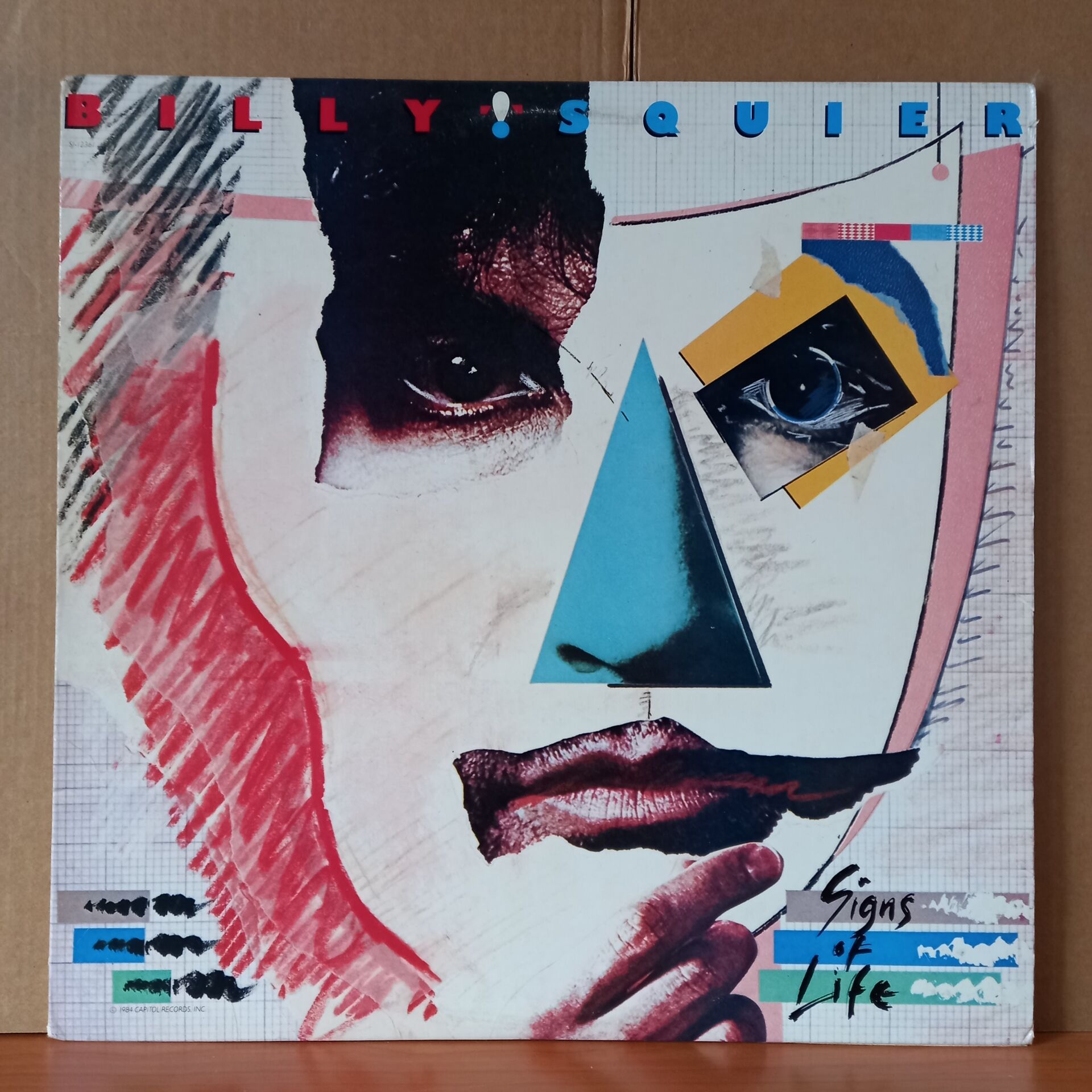 BILLY SQUIER – SIGNS OF LIFE (1984) - LP 2.EL PLAK