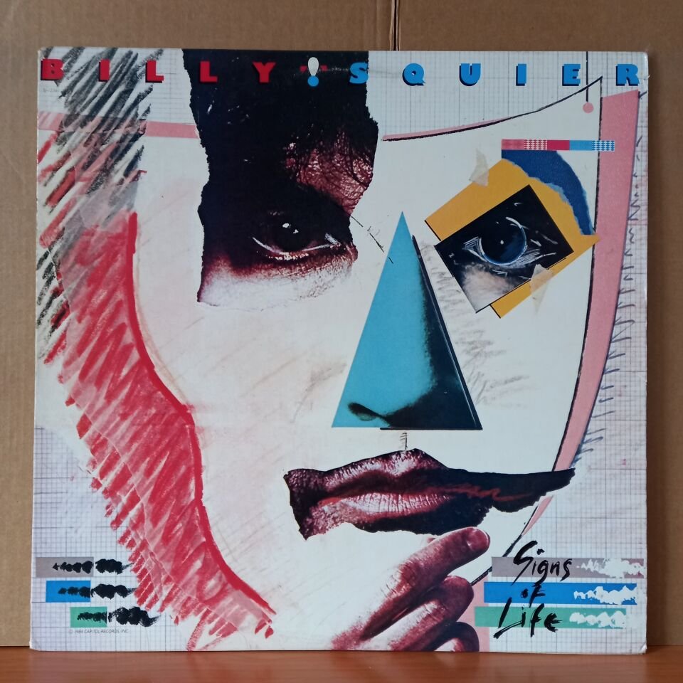 BILLY SQUIER – SIGNS OF LIFE (1984) - LP 2.EL PLAK