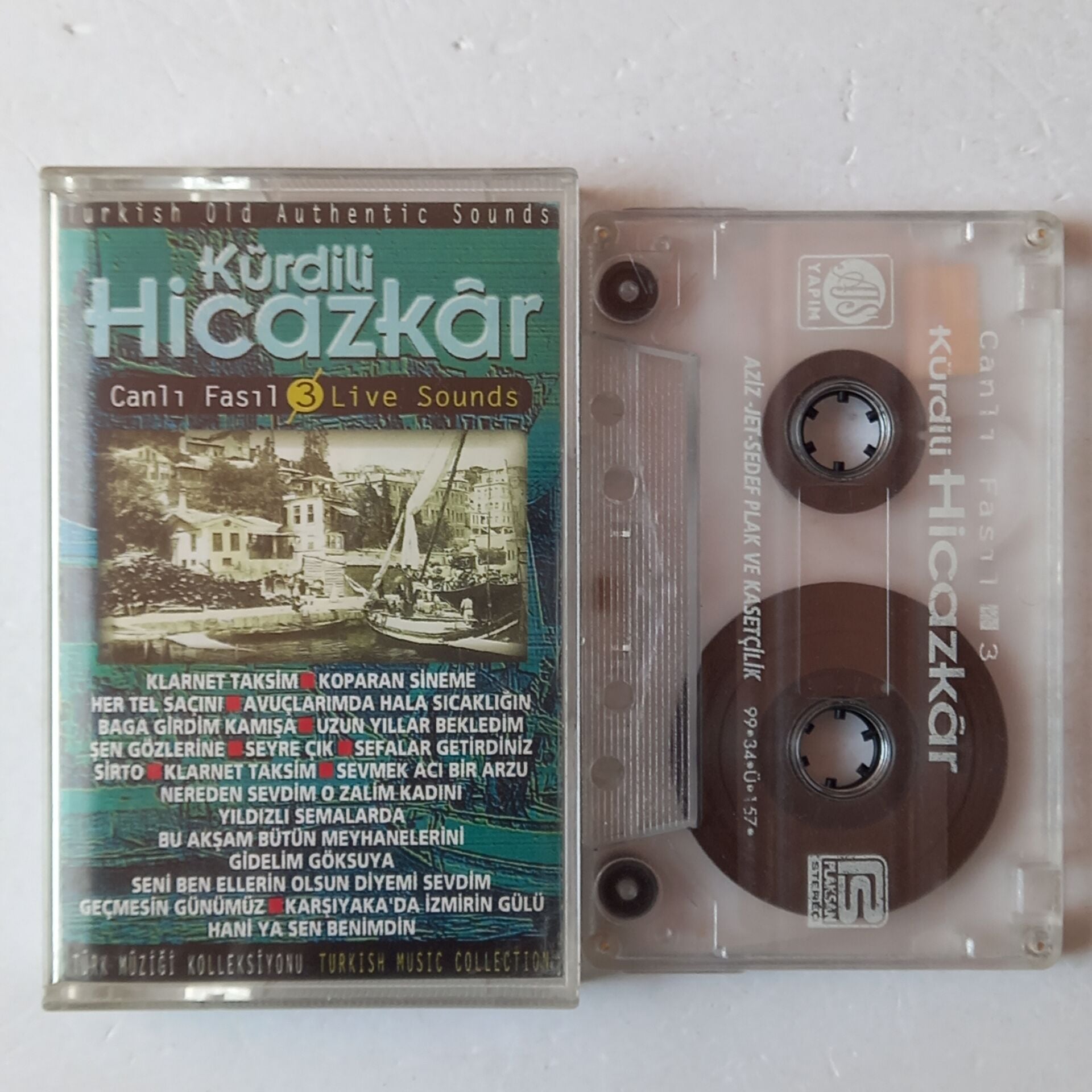 KÜRDİLİ HİCAZKAR - CANLI FASIL 3 (1999) - KASET 2.EL