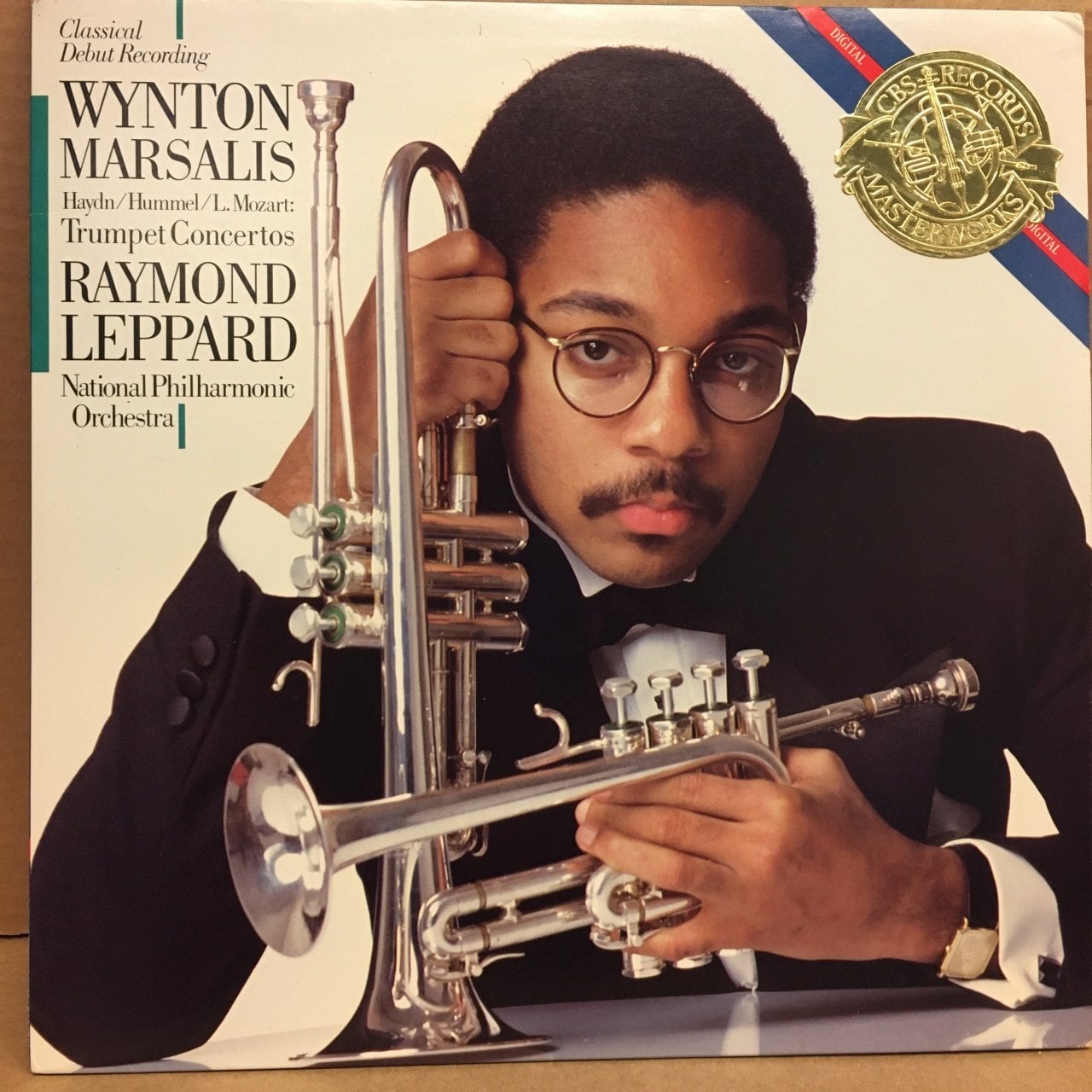 WYNTON MARSALIS - HAYDN/HUMMEL/L.MOZART TRUMPET CONCERTOS, NATIONAL PHILHARMONIC ORCHESTRA, RAYMOND LEPPARD - 2.EL PLAK (1984) - 2.EL PLAK