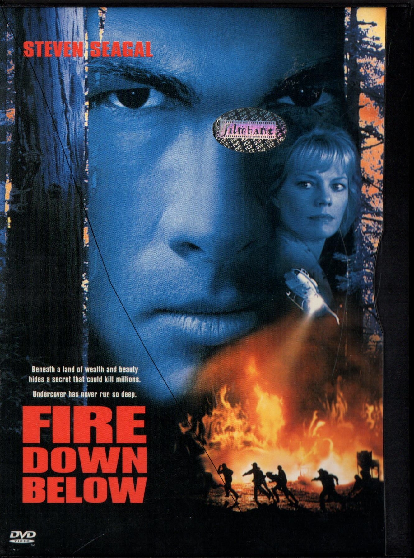 FIRE DOWN BELOW - STEVEN SEAGAL - SNAPCASE DVD 2.EL