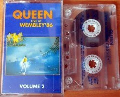 QUEEN - LIVE AT WEMBLEY '86 VOL 2 (1992) KENT CASSETTE MADE IN TURKEY ''USED''