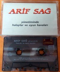 ARİF SAĞ YÖNETİMİNDE HALAYLAR VE OYUN HAVALARI KASET 2.EL