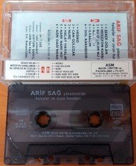 ARİF SAĞ YÖNETİMİNDE HALAYLAR VE OYUN HAVALARI KASET 2.EL