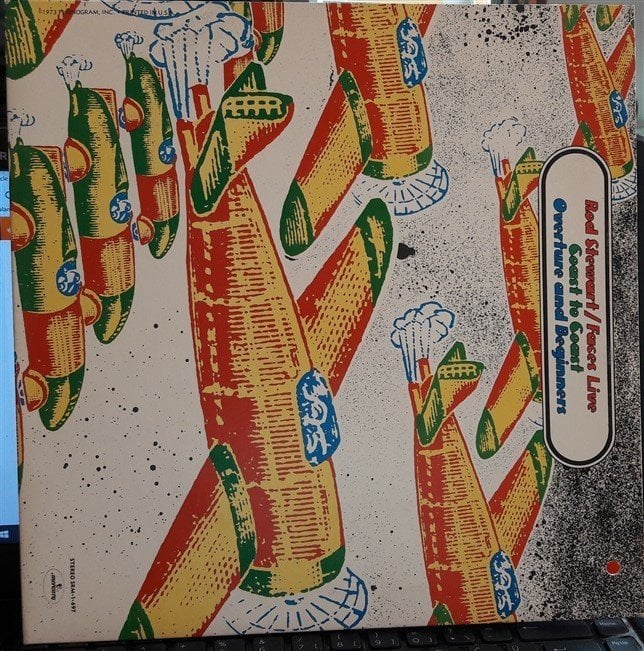 ROD STEWART / FACES LIVE - COAST TO COAST (1973) - 2.EL PLAK