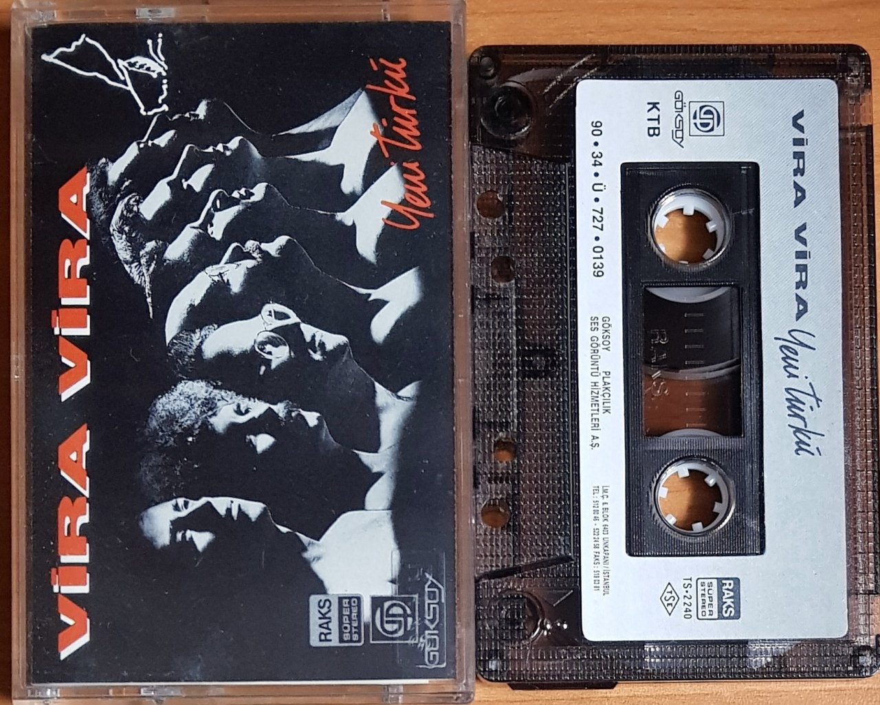 YENİ TÜRKÜ - VİRA VİRA (1990) KASET GÖKSOY 2.EL