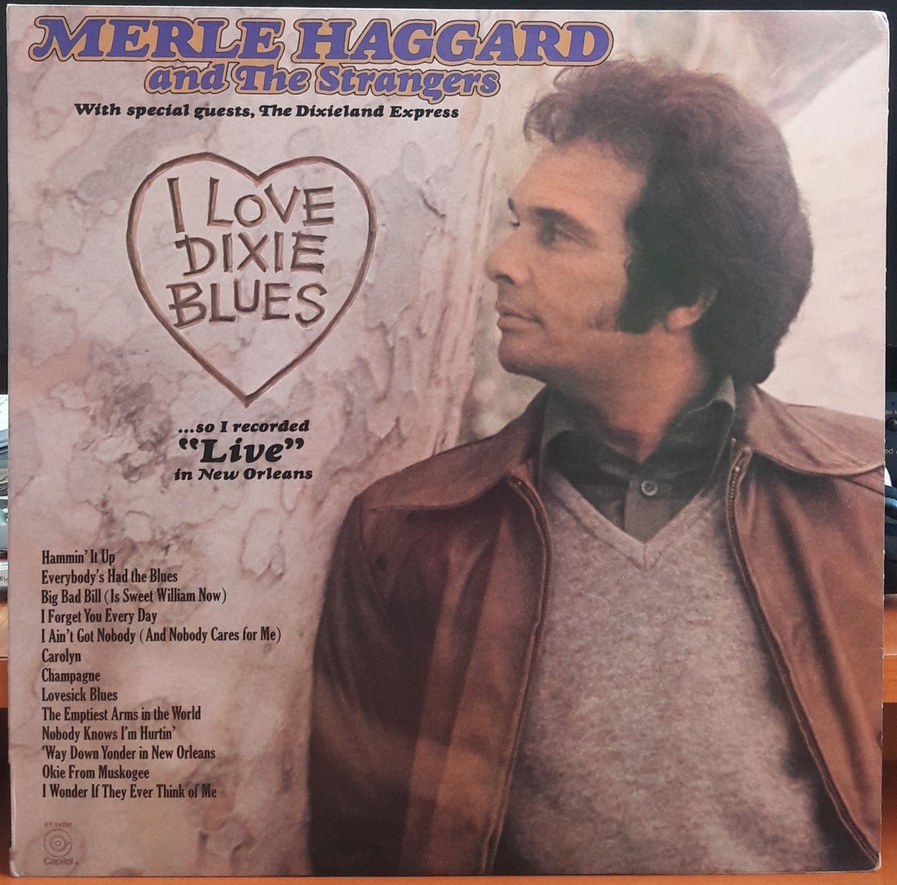 MERLE HAGGARD - I LOVE DIXIE BLUES (1973) - PLAK 2.EL