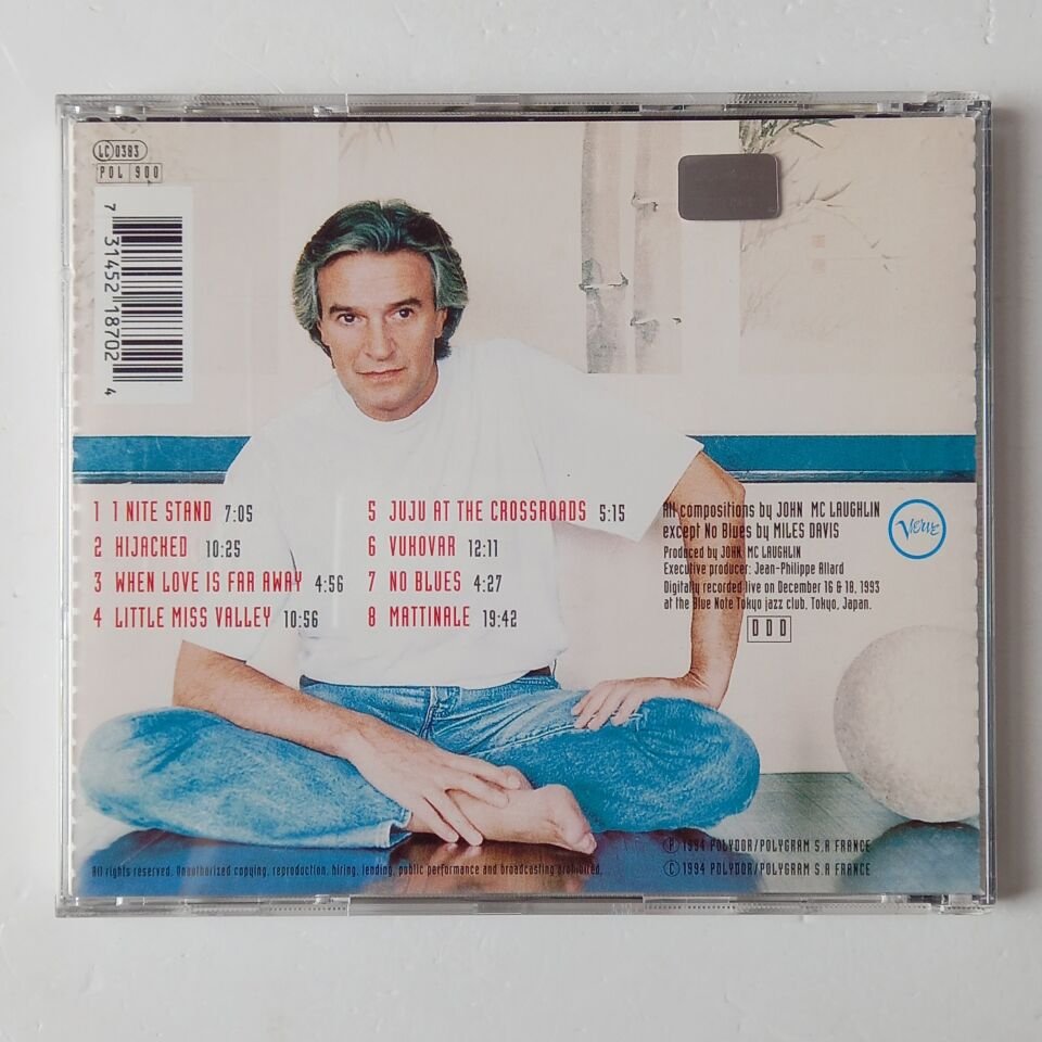 THE FREE SPIRITS FEATURING JOHN MCLAUGHLIN JOEY DEFRANCESCO DENNIS CHAMBERS – TOKYO LIVE (1994) - CD 2.EL