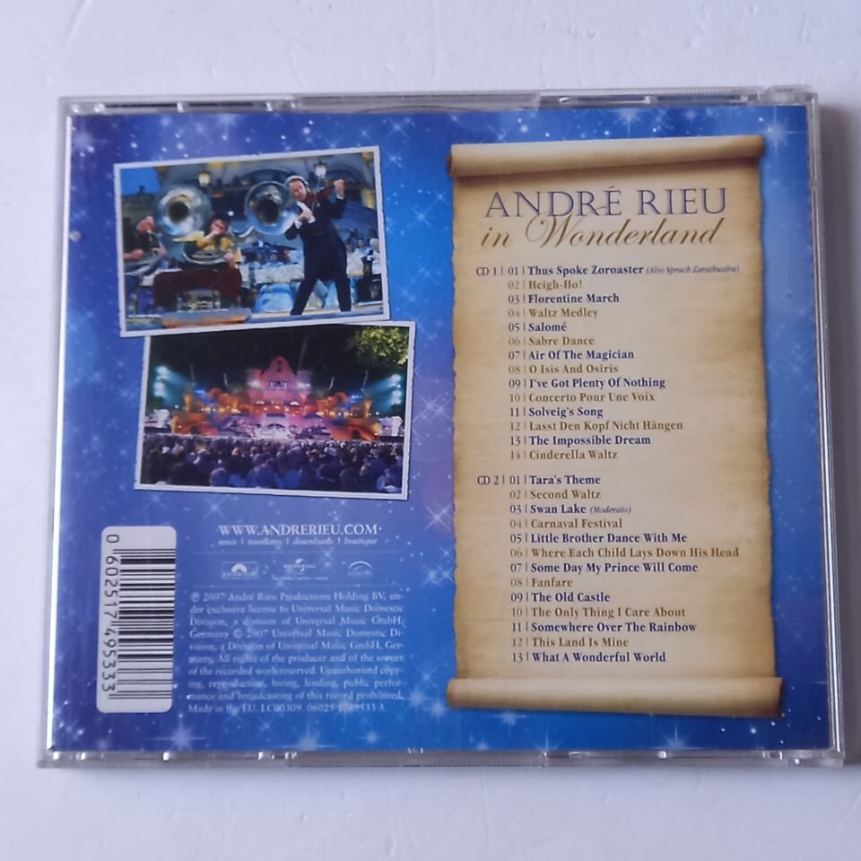 ANDRE RIEU – IN WONDERLAND (2007) - 2CD 2.EL