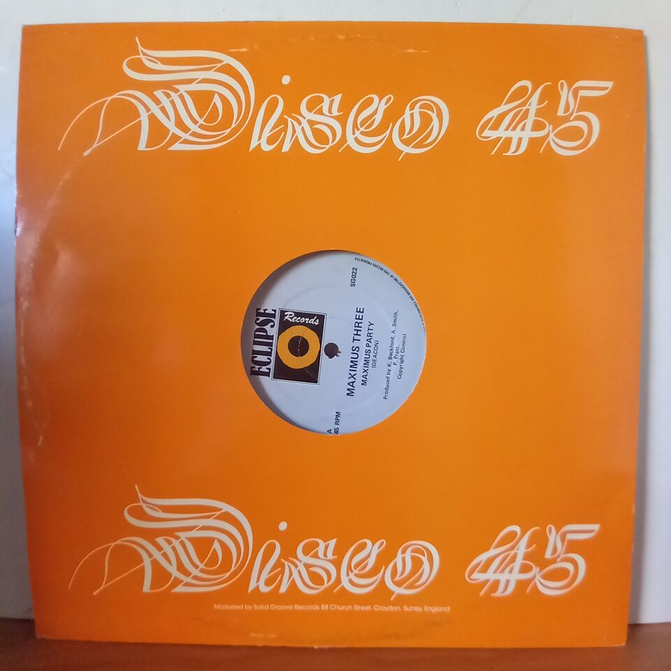MAXIMUS THREE – MAXIMUS PARTY (1981) - 12'' MAXI SINGLE 2.EL PLAK
