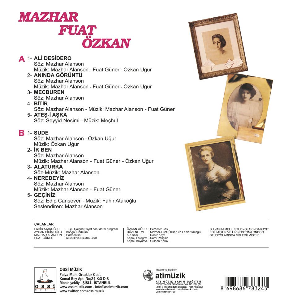 MAZHAR FUAT ÖZKAN / MFÖ - GELDİLER (1990) - LP 2024 BASKI SIFIR PLAK