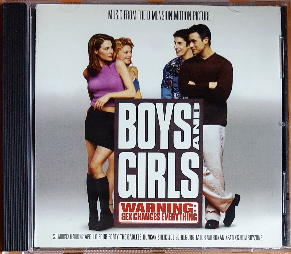 BOYS AND GIRLS SOUNDTRACK / APOLLO FOUR FORTY, THE BADLEES, DUNCAN SHEIK, JOE 90 (2000) ARK 21 RECORDS CD 2.EL