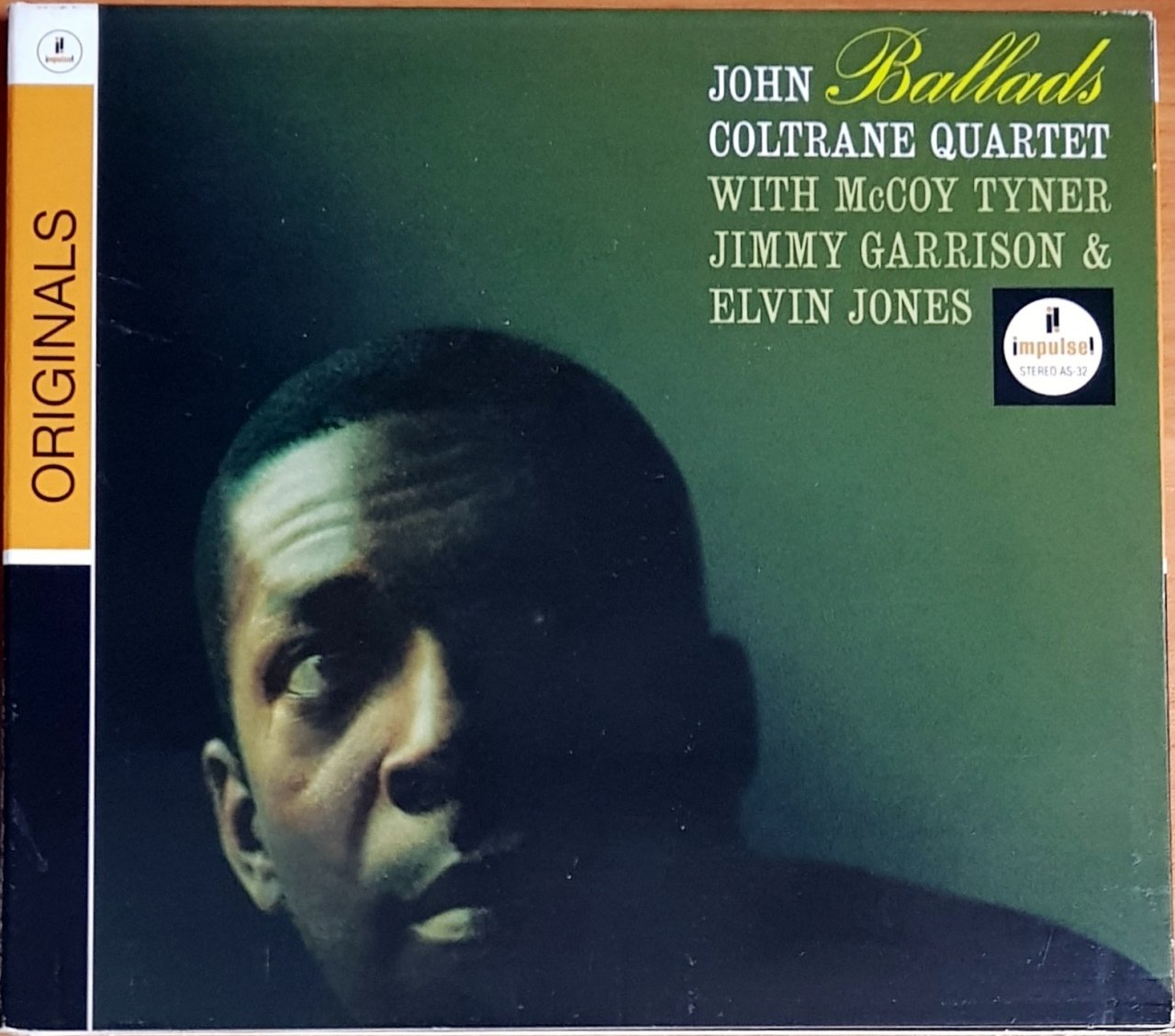 JOHN COLTRANE QUARTET - BALLADS (1962) 2007 REMASTERED IMPULSE! REISSUE DIGIPACK CD 2.EL