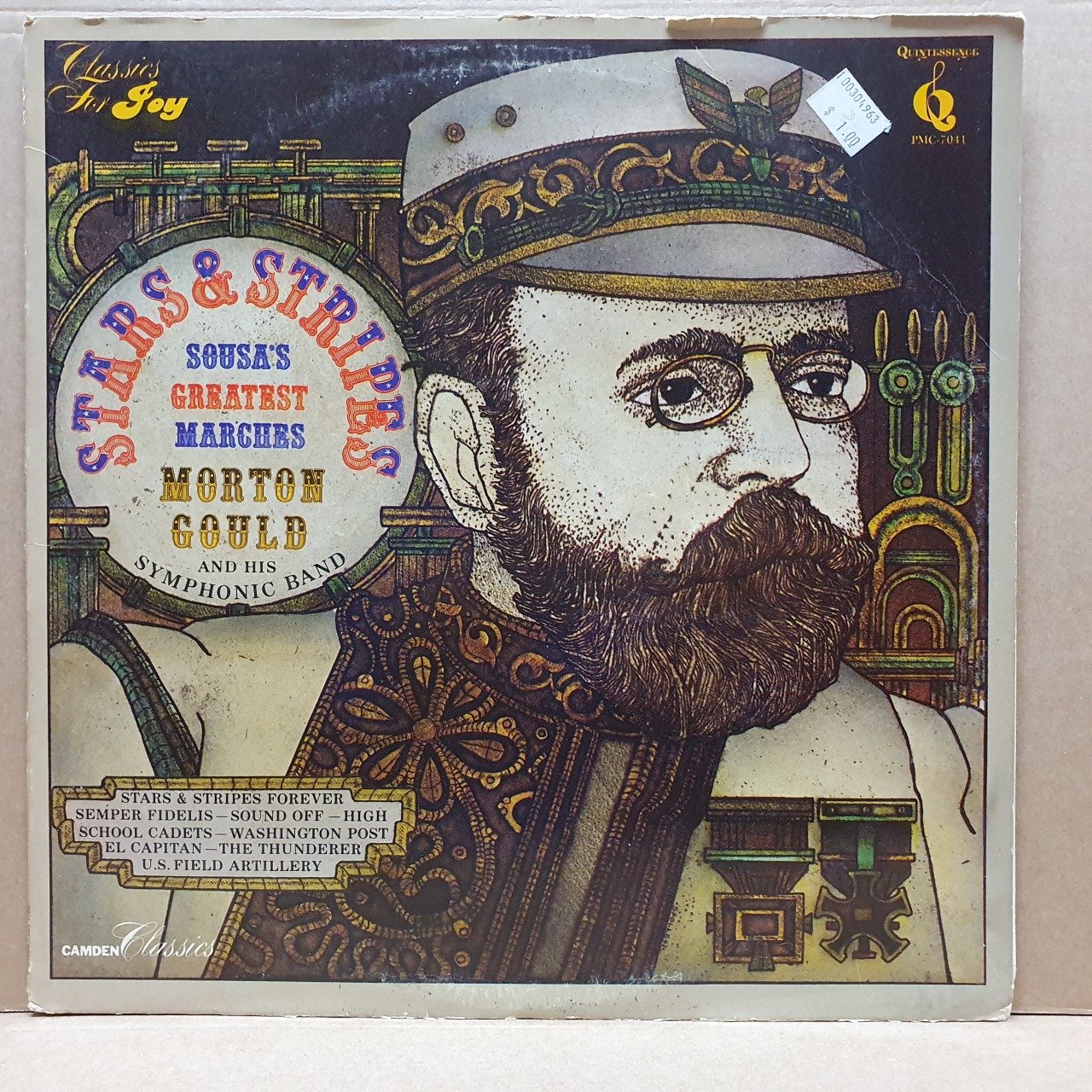 MORTON GOULD - STARS & STRIPES SOUSA'S GREATEST MARCHES (1977) - LP 2.EL PLAK