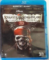 KARAYİP KORSANLARI GİZEMLİ DENİZLERDE - PIRATES OF THE CARIBBEAN ON STRANGER TIDES - JOHNNY DEPP - GEOFFREY RUSH - PENÉLOPE CRUZ - 3DBLU-RAY 2.EL