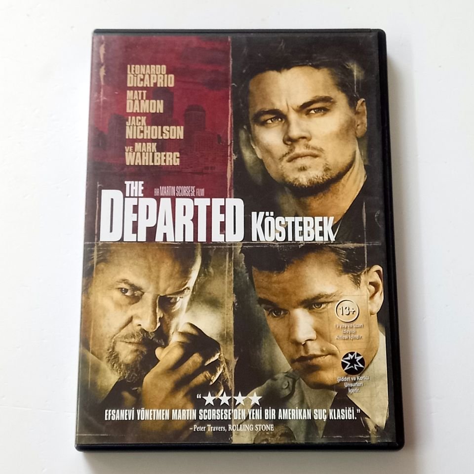 THE DEPARTED - KÖSTEBEK - LEONARDO DiCAPRIO - MATT DAMON - JACK NICHOLSON - MARK WAHLBERG - MARTIN SCORSESE - DVD 2.EL