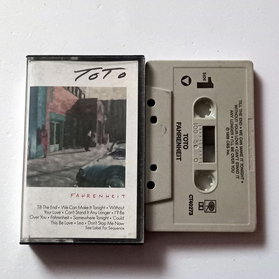 TOTO - FAHRENHEIT (1986) - KASET 2.EL MADE IN USA