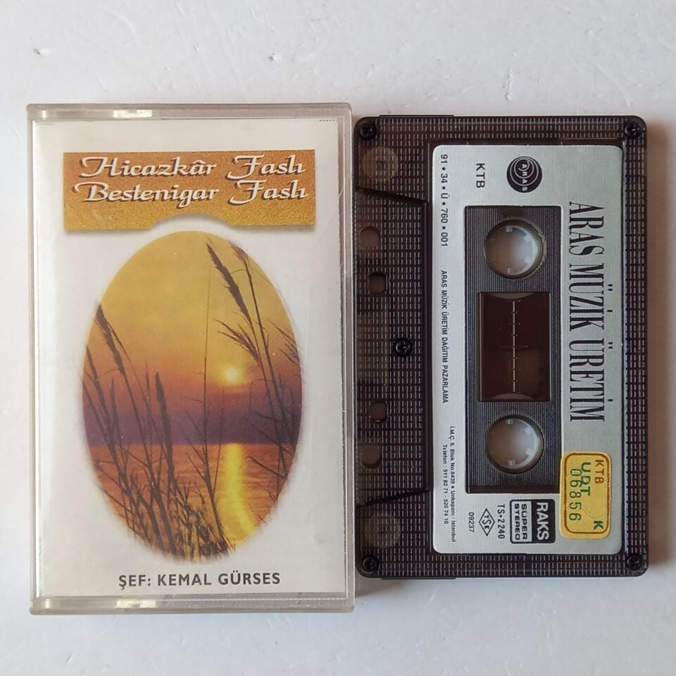 HİCAZKAR FASLI, BESTENİGAR FASLI - KEMAL GÜRSES (1991) - KASET 2.EL