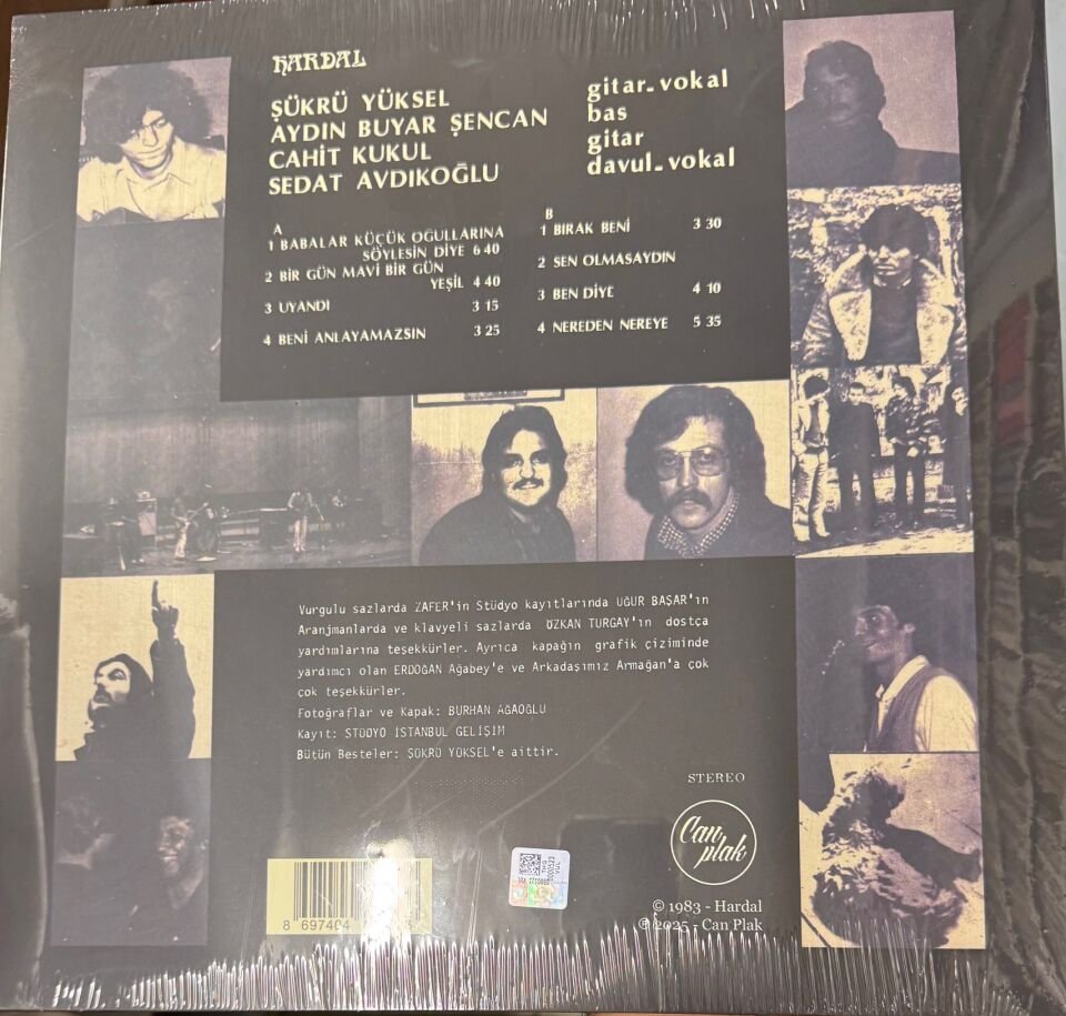 HARDAL - NEREDEN NEREYE! (1983) - LP 2025 SIFIR PLAK