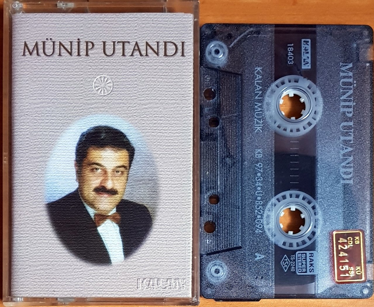 MÜNİP UTANDI - MÜNİP UTANDI (1997) KALAN MÜZİK KASET 2.EL