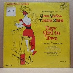NEW GIRL IN TOWN / AN ORIGINAL CAST RECORDING / GWEN VERDON, THELMA RITTER (1957) - LP DÖNEM BASKISI SIFIR PLAK