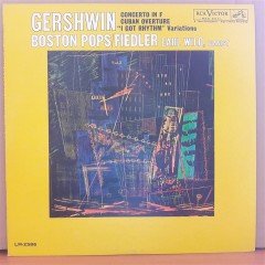 GERSHWIN: CONCERTO IN F, EARL WILD, BOSTON POPS, ARTHUR FIEDLER - LP 2.EL PLAK