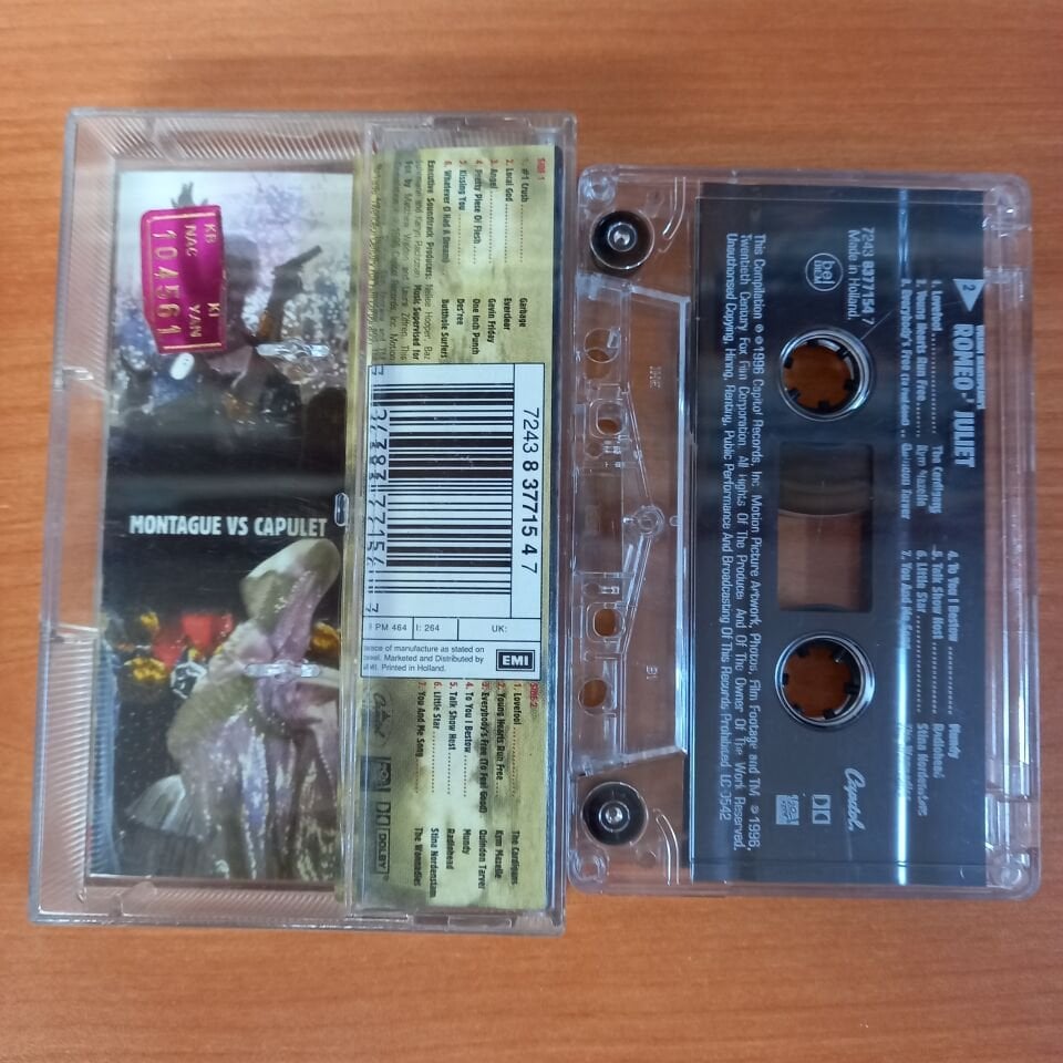 WILLIAM SHAKESPEAR'S ROMEO + JULIET / MUSIC FROM THE MOTION PICTURE (1996) - KASET 2.EL