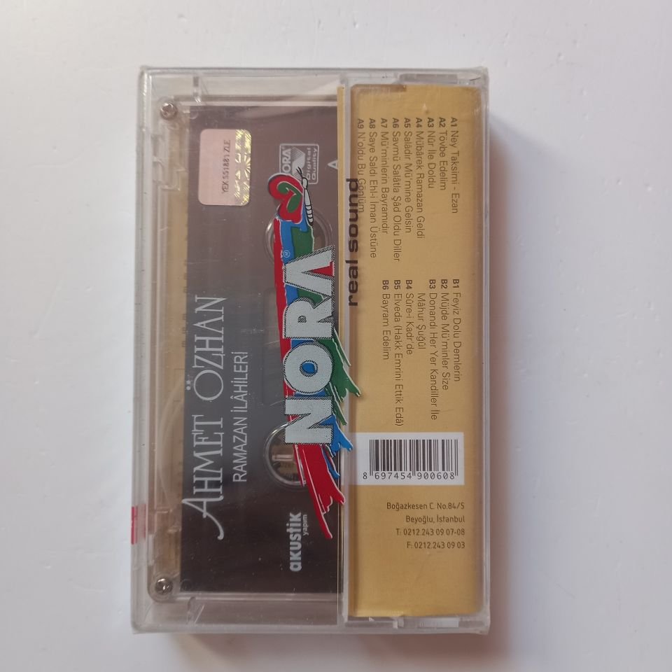 AHMET ÖZHAN - RAMAZAN İLAHİLERİ - KASET SIFIR