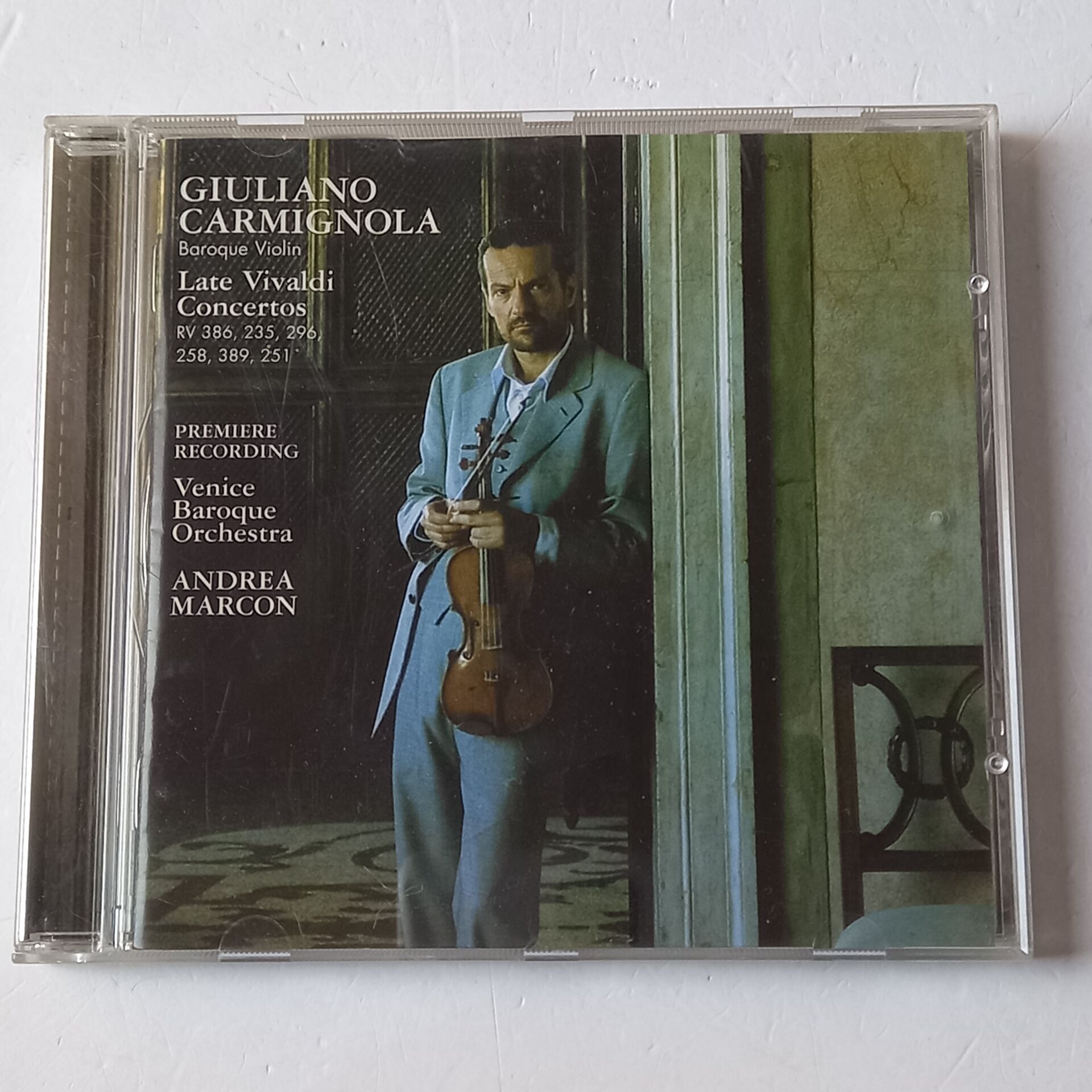 LATE VIVALDI CONCERTOS - CARMIGNOLA,  VENICE BAROQUE ORCHESTRA, MARCON (2002) - CD 2.EL