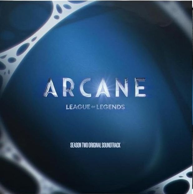 ARCANE / LEAGUE OF LEGENDS - SEASON TWO SOUNDTRACK (2024) - 2LP 2025 SILVER COLOURED / HEXCORE NIGHTS EDITION SIFIR PLAK
