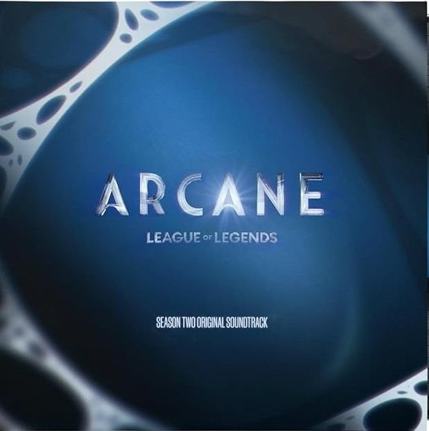 ARCANE / LEAGUE OF LEGENDS - SEASON TWO SOUNDTRACK (2024) - 2LP 2025 SILVER COLOURED / HEXCORE NIGHTS EDITION SIFIR PLAK